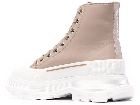 Alexander McQueen 亞歷山大·麥昆 Tread Slick 系帶靴 女款 粉色 Lookbook Alexander McQueen 亞歷山大·麥昆 Tread Slick 系帶靴 女款 粉色