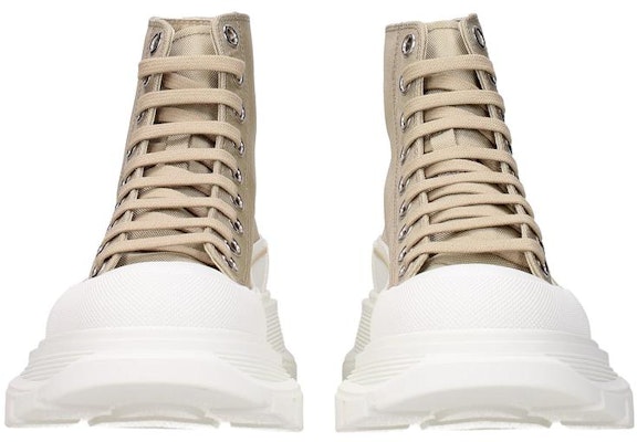 (Women) Alexander McQueen Tread Slick Boot 'Beige Canvas' 611706W4S922627 Purchase (Women) Alexander McQueen Tread Slick Boot 'Beige Canvas' 611706W4S922627