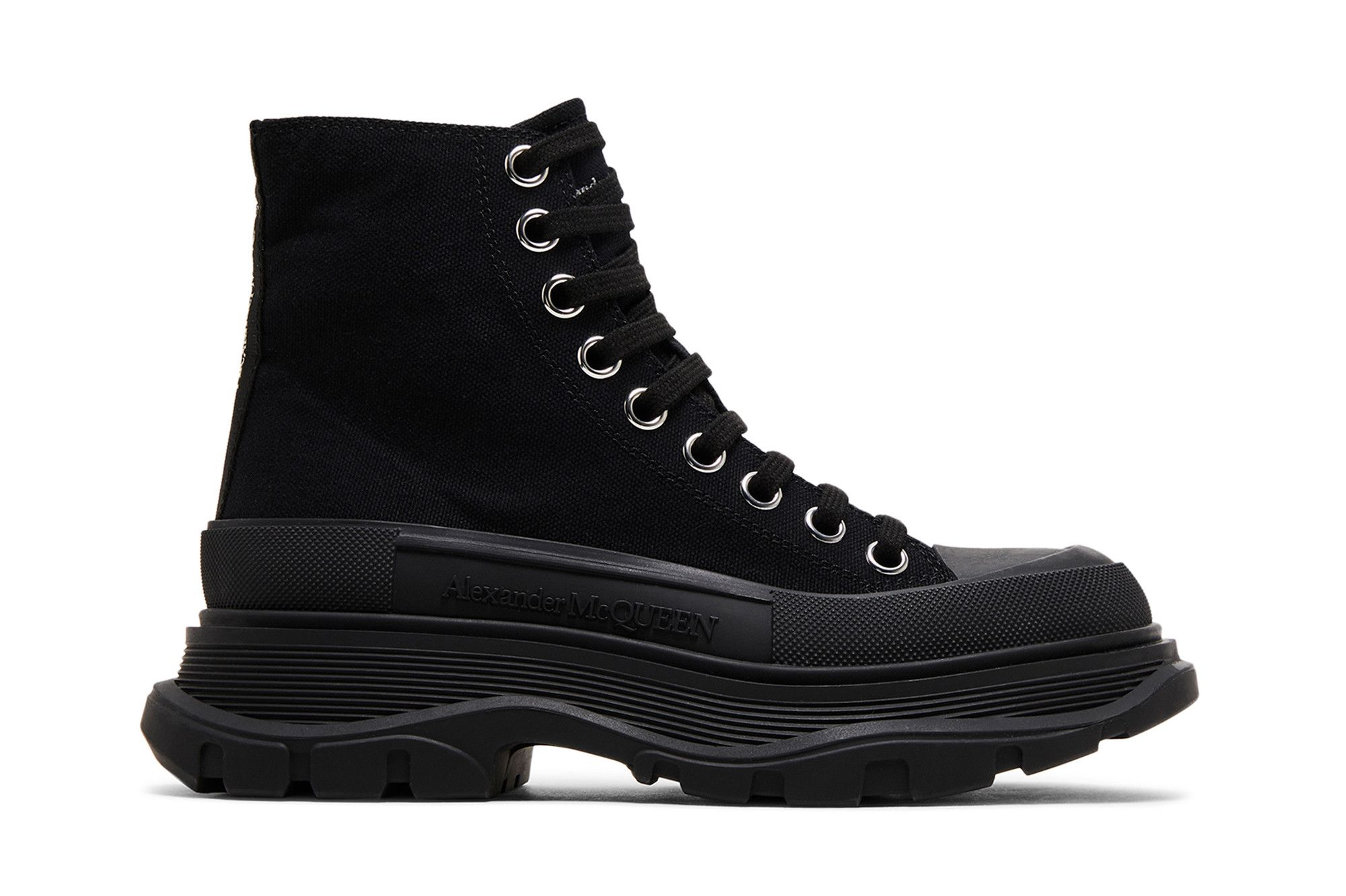 (Women) Alexander McQueen Tread Slick Boot 'Black' 697080-W4MV2-1000