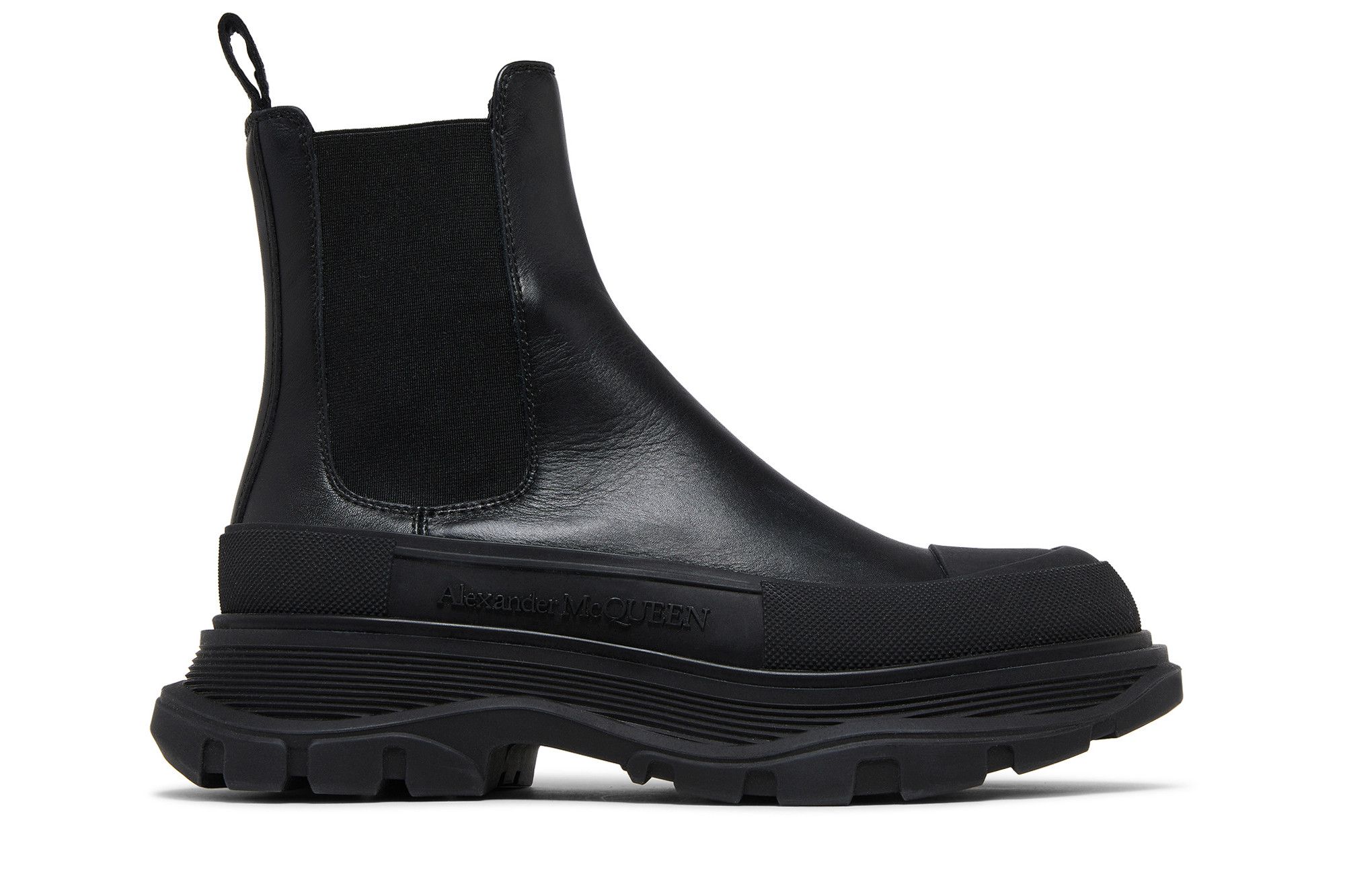 (Women) Alexander McQueen Tread Slick Boot 'Black' 635714-WHZ61-1081