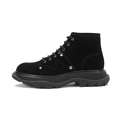 (W) Alexander McQueen Tread Slick Boot 'Black'