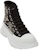 (W) Alexander McQueen Tread Slick Boot Hitam Multi Kristal 710407W4TGC1320