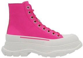 (Women) Alexander McQueen Tread Slick Boot 'Fuchsia' 702041WHZ625658 (Women) Alexander McQueen Tread Slick Boot 'Fuchsia' 702041WHZ625658