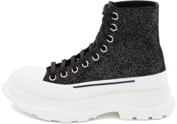(Women) Alexander McQueen Tread Slick Boot 'Galaxy Black' 633900-WHW57-1027 Buy (Women) Alexander McQueen Tread Slick Boot 'Galaxy Black' 633900-WHW57-1027