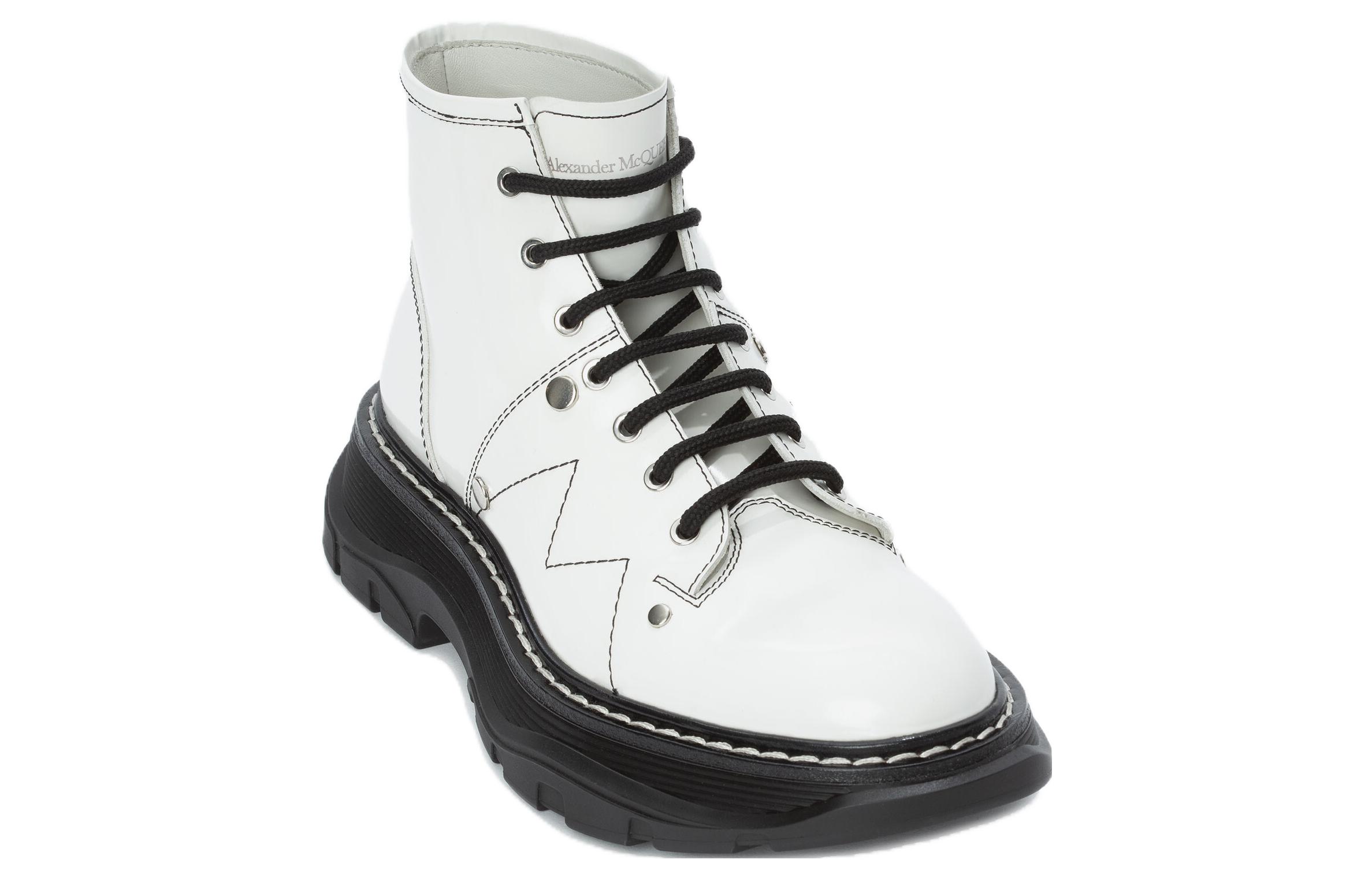 Order (W) Alexander McQueen Tread Slick Boot 'Gading Hitam' 595469WHQSG9089