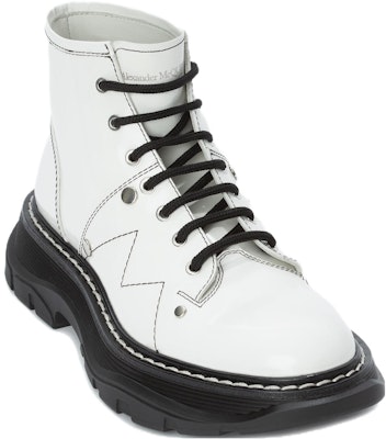 (W) Alexander McQueen Tread Slick Boot 'Gading Hitam' 595469WHQSG9089 Order (W) Alexander McQueen Tread Slick Boot 'Gading Hitam' 595469WHQSG9089