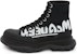 (W) Alexander McQueen Tread Slick Boot 'McQueen Graffiti Logo - Hitam' 676718W4RQ21006