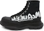 Buy (W) Alexander McQueen Tread Slick Boot 'McQueen Graffiti Logo - Hitam' 676718W4RQ21006