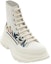 Order (W) Alexander McQueen Tread Slick Boot 'Logo Graffiti McQueen - Putih Multi' 697086-W4RQG-9891