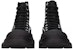(W) Alexander McQueen Tread Slick Boot 'McQueen Graffiti Logo - Hitam' 676718W4RQ21006
