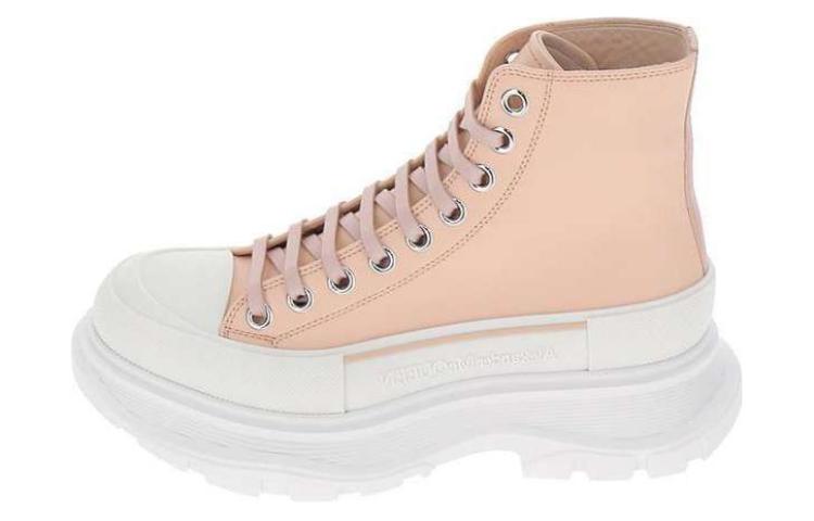 Buy (W) Alexander McQueen Tread Slick Boot 'Pink' Wanita Kasut Bot Merah Jambu 633900-WHZ62-6838