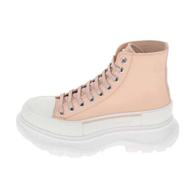 (W) Alexander McQueen Tread Slick Boot 'Pink'