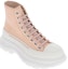 Lookbook (W) Alexander McQueen Tread Slick Boot 'Pink' Wanita Kasut Bot Merah Jambu 633900-WHZ62-6838