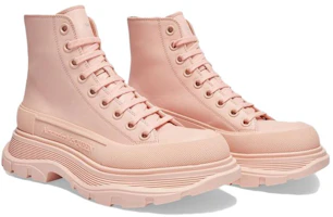 Shop 亞歷山大·麥昆 Tread Slick 系帶圓頭 厚底鞋 女款 粉色