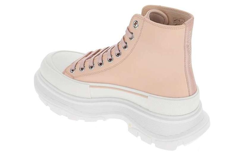 Purchase (W) Alexander McQueen Tread Slick Boot 'Pink' Wanita Kasut Bot Merah Jambu 633900-WHZ62-6838