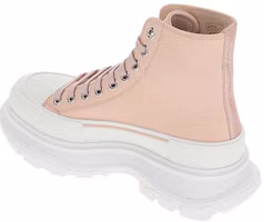 Purchase 亞歷山大·麥昆(Alexander McQueen)Tread Slick 皮革 時尚休閒馬丁靴 女款 粉色