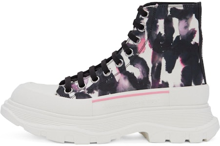 Alexander McQueen亞歷山大麥昆 Tread Slick 滌綸 塗鴉 短筒靴 女款 彩色 Buy Alexander McQueen亞歷山大麥昆 Tread Slick 滌綸 塗鴉 短筒靴 女款 彩色