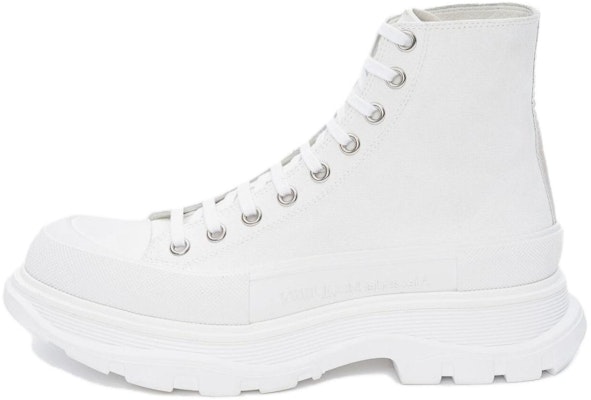(Women) Alexander McQueen Tread Slick Boot 'White' 697080-W4MV2-9000 Buy (Women) Alexander McQueen Tread Slick Boot 'White' 697080-W4MV2-9000