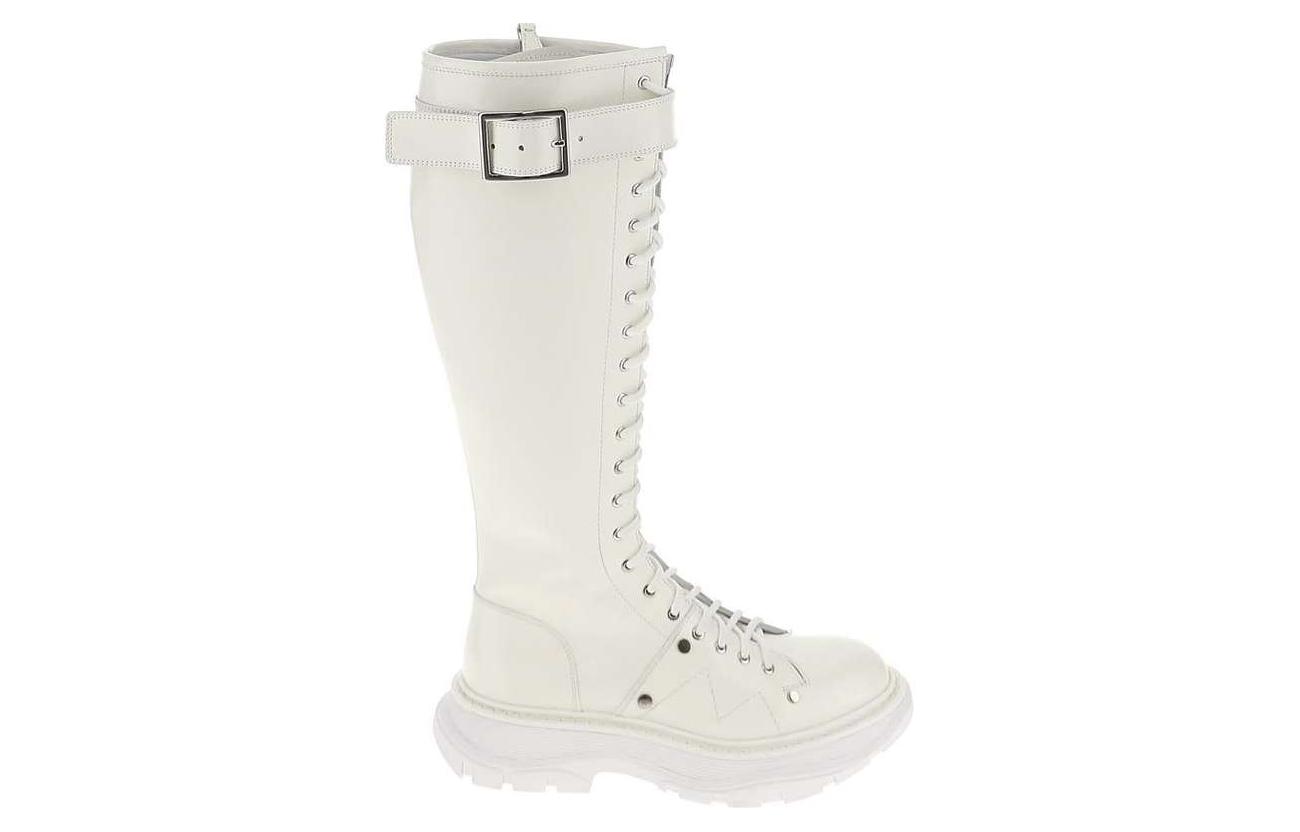 (W) Alexander McQueen Tread Slick Boot 'White Silver' 圖 2