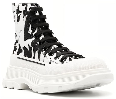 (Women) Alexander McQueen Tread Slick Boot 'White Black' 708089W4TG49356 Order (Women) Alexander McQueen Tread Slick Boot 'White Black' 708089W4TG49356