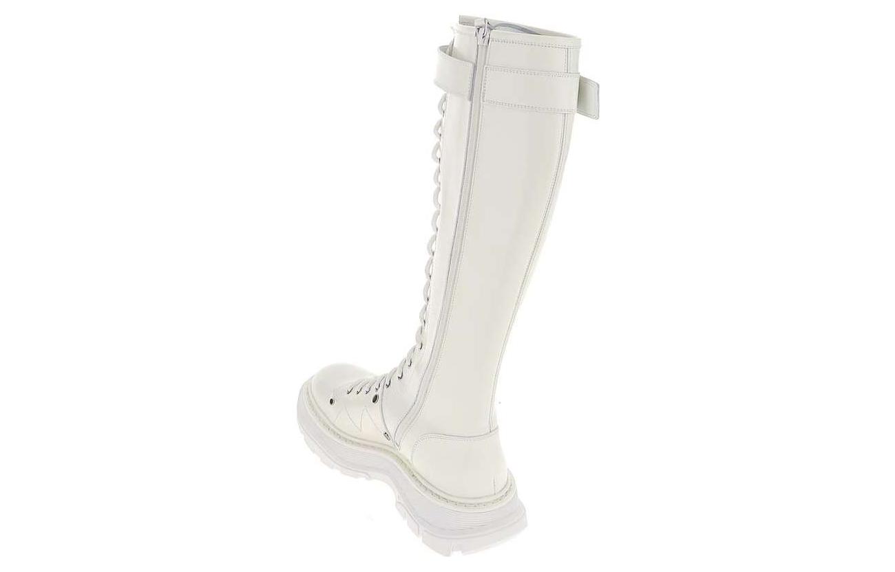 (W) Alexander McQueen Tread Slick Boot 'White Silver' 圖 4