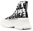 Shop (W) Alexander McQueen Tread Slick Boot 'Putih Hitam' 708089W4TG49356
