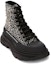 Lookbook (W) Alexander McQueen Tread Slick Boot Hitam Perak Kristal 708091WIBA31081