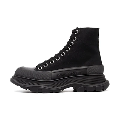 (W) Alexander McQueen Tread Slick Boots 'Black'