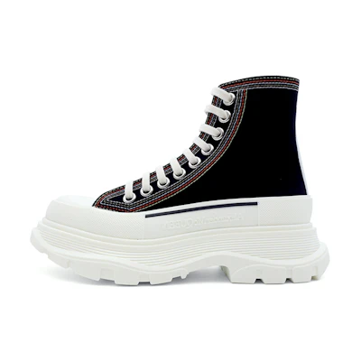 (W) Alexander McQueen Tread Slick Boots 'Black'