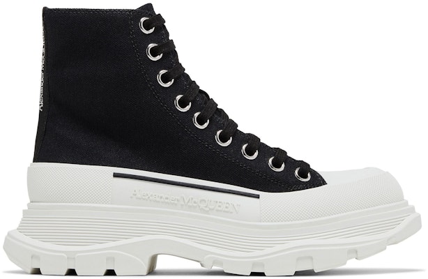 (Women) Alexander McQueen Tread Slick Boots 'Black White' 611706W4MV21070/697080W4MV21070 Buy (Women) Alexander McQueen Tread Slick Boots 'Black White' 611706W4MV21070/697080W4MV21070