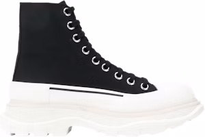 (Women) Alexander McQueen Tread Slick Boots 'Black White' 611706-W4L32-1070 (Women) Alexander McQueen Tread Slick Boots 'Black White' 611706-W4L32-1070
