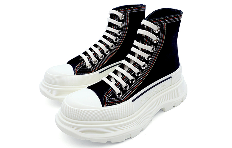 (W) Alexander McQueen Tread Slick Boots 'Black' 圖 2