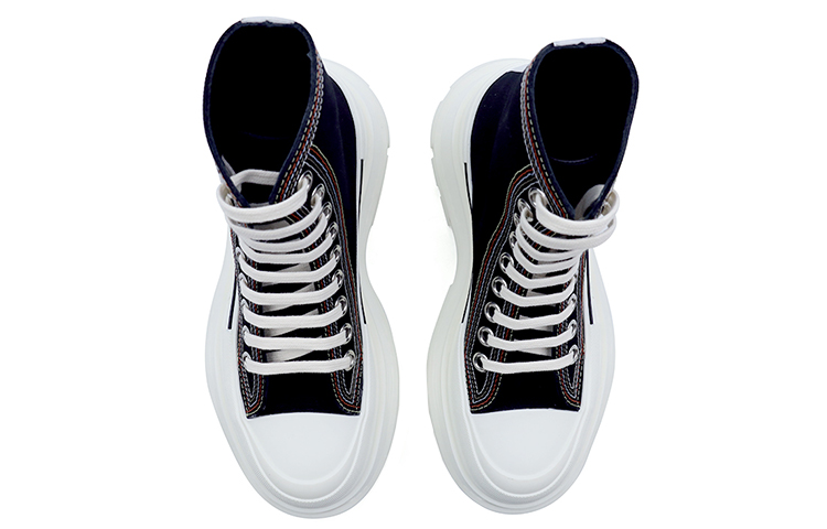 (W) Alexander McQueen Tread Slick Boots 'Black' 圖 3