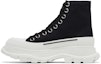 Lookbook (W) Alexander McQueen Tread Slick Boots 'Hitam Putih' 611706W4MV21070/697080W4MV21070