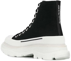 (W) Alexander McQueen Tread Slick Boots 'Hitam Putih' 611706-W4L32-1070 Shop (W) Alexander McQueen Tread Slick Boots 'Hitam Putih' 611706-W4L32-1070