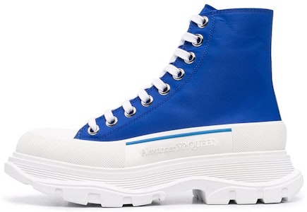 (W) Alexander McQueen Tread Slick Boots 'Biru' 611706-W4PU1-4393 Buy (W) Alexander McQueen Tread Slick Boots 'Biru' 611706-W4PU1-4393