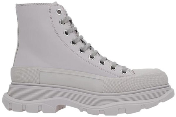 (W) Alexander McQueen Tread Slick Boots 'Abu-abu' 702041WHZ621626 Order (W) Alexander McQueen Tread Slick Boots 'Abu-abu' 702041WHZ621626