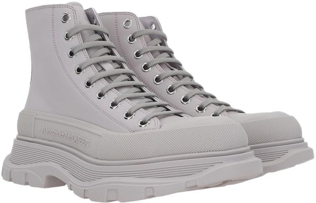 (W) Alexander McQueen Tread Slick Boots 'Abu-abu' 702041WHZ621626 Lookbook (W) Alexander McQueen Tread Slick Boots 'Abu-abu' 702041WHZ621626