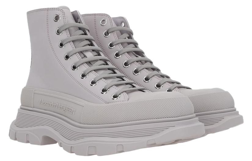 Lookbook (W) Alexander McQueen Tread Slick Boots 'Abu-abu' 702041WHZ621626