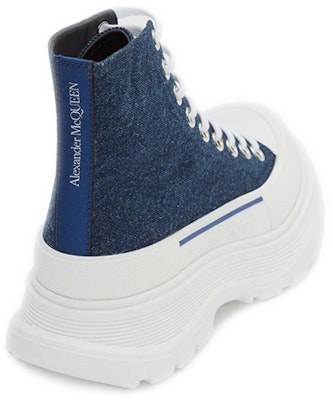 (Women) Alexander McQueen Tread Slick Boots 'Indigo' 611706-W4PD1-4177 Shop (Women) Alexander McQueen Tread Slick Boots 'Indigo' 611706-W4PD1-4177