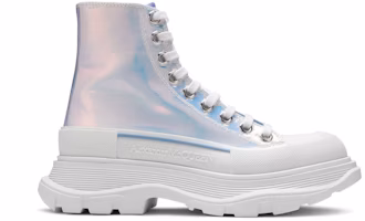 (Women) Alexander McQueen Tread Slick Boots 'Iridescent' 650782-W4PC1-9583 (Women) Alexander McQueen Tread Slick Boots 'Iridescent' 650782-W4PC1-9583