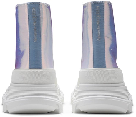 亞歷山大·麥昆 彩色/白色鏡面高幫厚底休閒運動鞋 女款 Details for 亞歷山大·麥昆 彩色/白色鏡面高幫厚底休閒運動鞋 女款