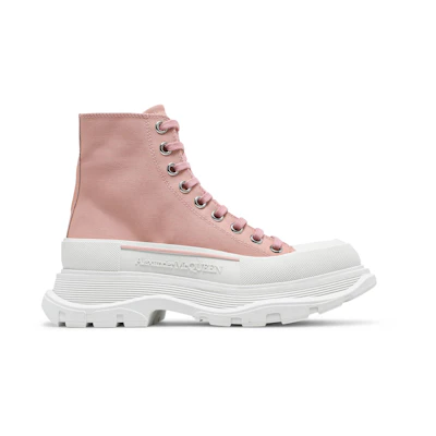 (W) Alexander McQueen Tread Slick Boots 'Magnolia'