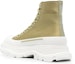 Lookbook (W) Alexander McQueen Tread Slick Boots 'Hijau Zaitun' 697080W4U313809
