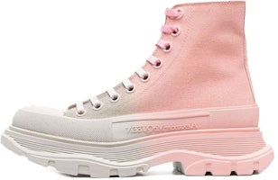 (Women) Alexander McQueen Tread Slick Boots 'Pink Grey Gradient' 685697-W4MVS-1807 (Women) Alexander McQueen Tread Slick Boots 'Pink Grey Gradient' 685697-W4MVS-1807