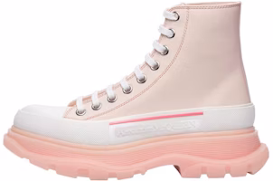 (Women) Alexander McQueen Tread Slick Boots 'Pink White' 702041WHZ6D6898 (Women) Alexander McQueen Tread Slick Boots 'Pink White' 702041WHZ6D6898