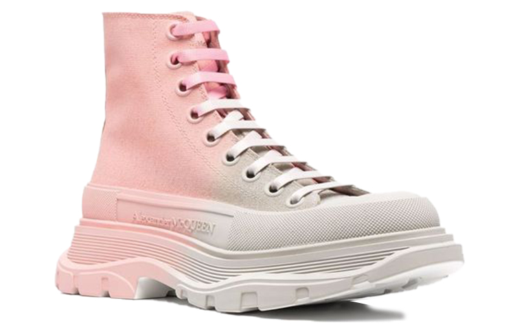 Order (W) 亚历山大·麦昆 Tread Slick 靴子 '粉灰渐变' 685697-W4MVS-1807