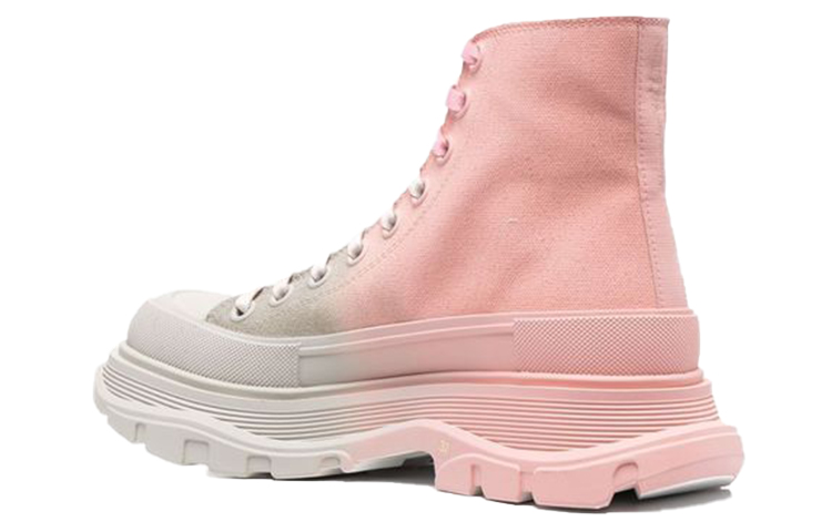 Lookbook (W) 亚历山大·麦昆 Tread Slick 靴子 '粉灰渐变' 685697-W4MVS-1807