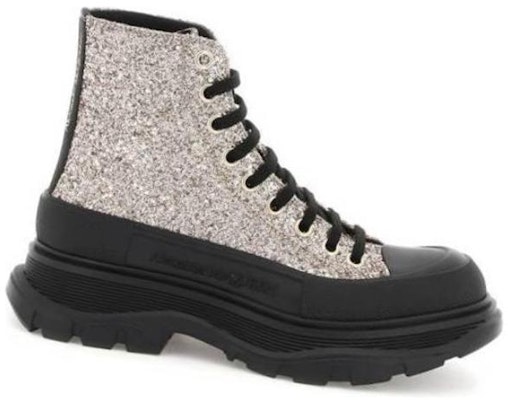 (Women) Alexander McQueen Tread Slick Boots 'Silver Gold Black' 697080W4VJ22265 Order (Women) Alexander McQueen Tread Slick Boots 'Silver Gold Black' 697080W4VJ22265
