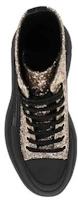 Lookbook 亞歷山大麥昆 Alexander McQueen Tread Slick 系帶 高筒 厚底鞋 女款 金色